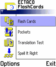 ECTACO FlashCards English <-> Polish for Nokia screenshot